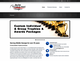 sinclaircustomawarddesigns.com screenshot