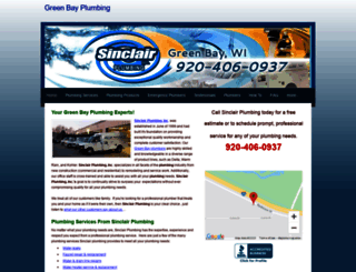 sinclairplumbing.com screenshot