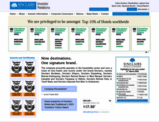 sinclairsindia.com screenshot