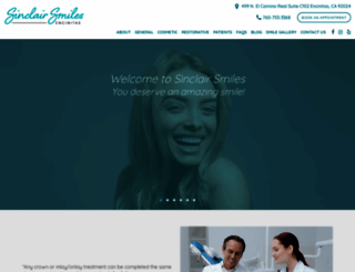 sinclairsmiles.com screenshot