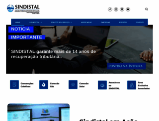 sindistal.org.br screenshot
