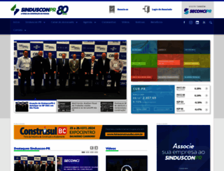 sinduscon-pr.com.br screenshot