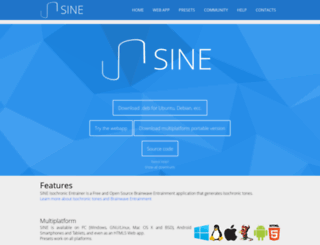 sine.adolfintel.com screenshot