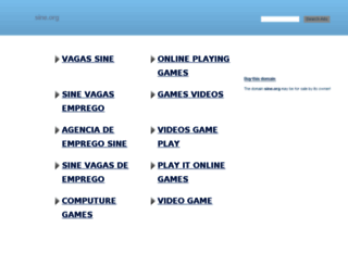 sine.org screenshot