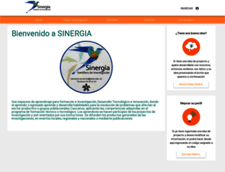sinergiacomercioyservicios.com.co screenshot
