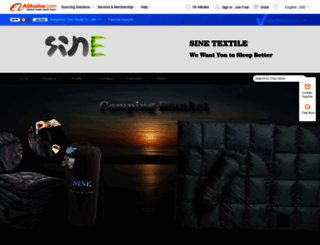 sinetextile.en.alibaba.com screenshot