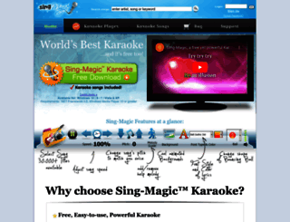 sing-magic.com screenshot