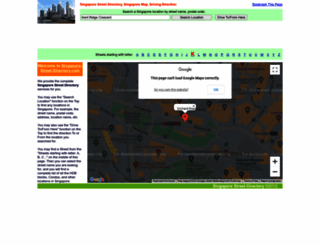 singapore-street-directory.com screenshot