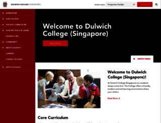 singapore.dulwich.org screenshot