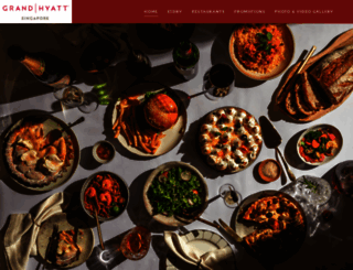 singapore.grand.hyattrestaurants.com screenshot