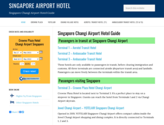 singaporeairporthotel.com screenshot