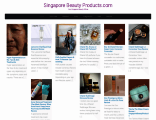 singaporebeautyproducts.com screenshot