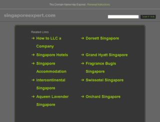 singaporeexpert.com screenshot