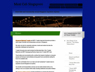 singaporemaxicab.wordpress.com screenshot