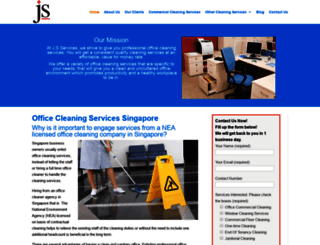 singaporeofficecleaning.com screenshot