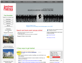 singaporeparties.com.sg screenshot