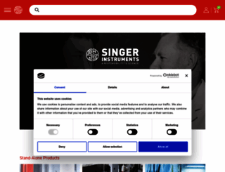 singerinstruments.com screenshot