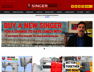 singermachines.co.uk screenshot