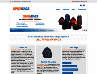 singhbags.com screenshot