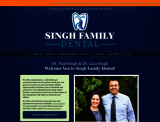 singhfamilydental.com screenshot