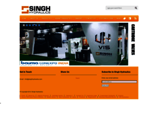singhhydraulics.com screenshot