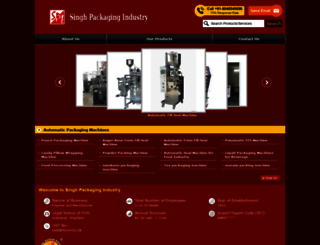 singhpackagingindustry.com screenshot