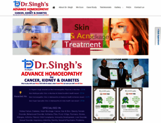 singhsadvancedhomoeopathy.com screenshot