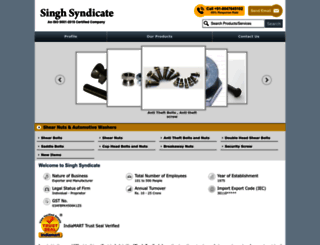 singhsyndicateindia.com screenshot