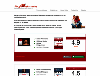 single-netzwerke.de screenshot