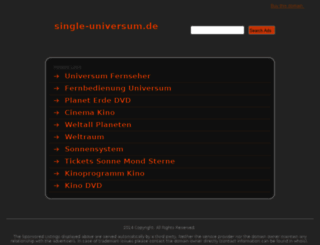 single-universum.de screenshot