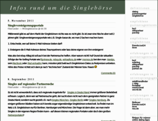 singleboerse-infos.de screenshot