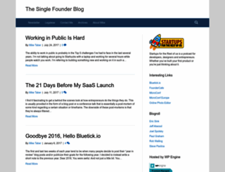 singlefounder.com screenshot