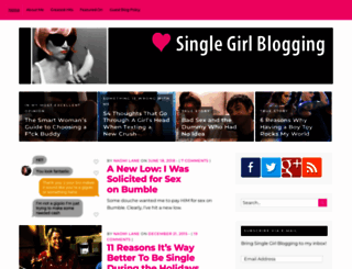 singlegirlblogging.wordpress.com screenshot