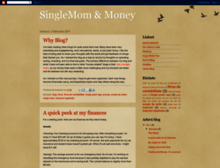 singlemomandmoney.blogspot.com screenshot