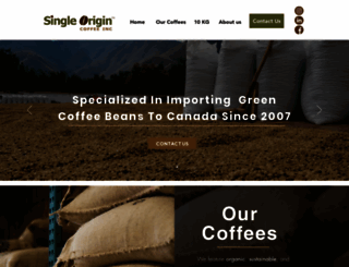 singleorigincoffee.ca screenshot