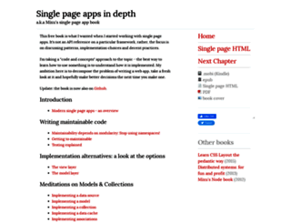 singlepageappbook.com screenshot