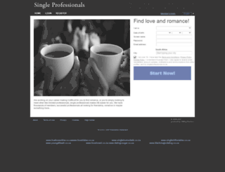 singleprofessionals.co.za screenshot