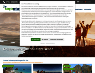 singlereisen.de screenshot