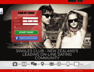 singlesclub.co.nz screenshot