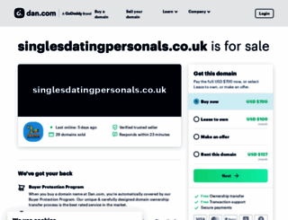singlesdatingpersonals.co.uk screenshot