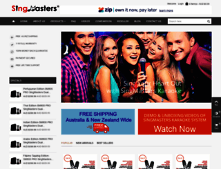 singmasters.com.au screenshot