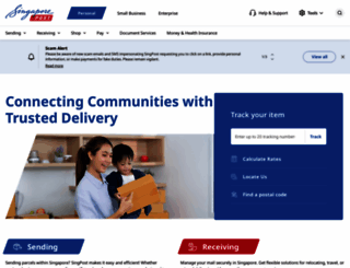 singpost.com screenshot