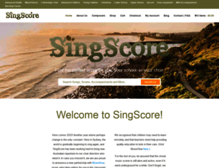 singscore.com.au screenshot