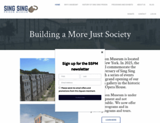 singsingprisonmuseum.org screenshot