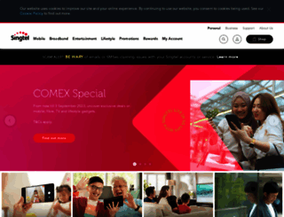 singtelshop.com screenshot