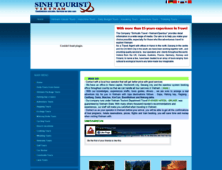 sinhtourist.com screenshot
