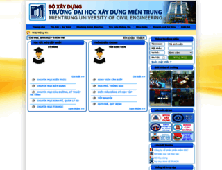 sinhvien.muce.edu.vn screenshot
