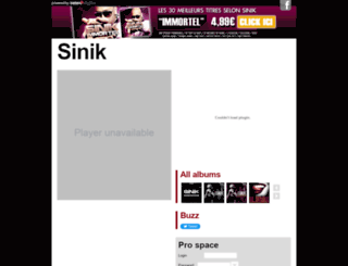 sinik.believeband.com screenshot