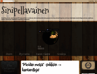 sinipellavainen.blogspot.fi screenshot