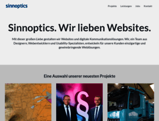 sinnoptics.de screenshot